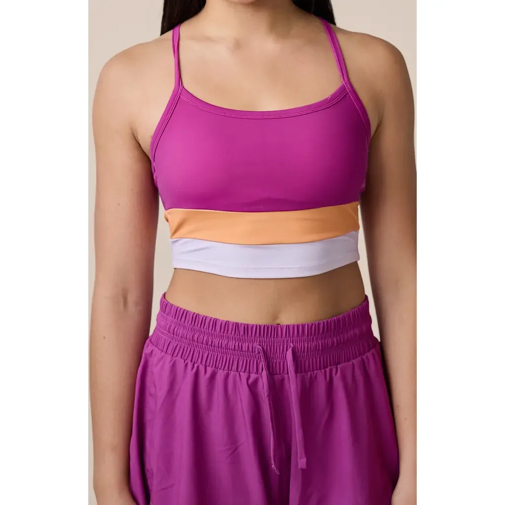Colorblock Bra in Hope by Nani