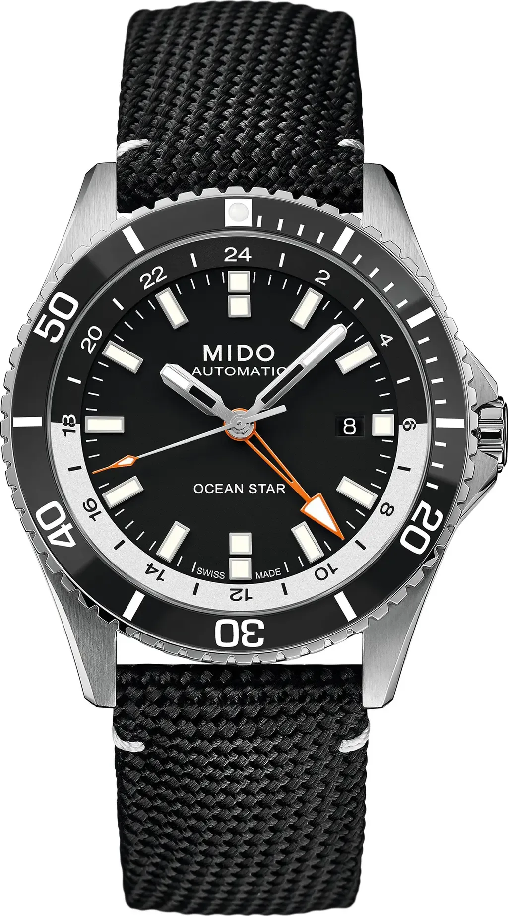 Ocean Star GMT Automatic Webbing Strap Watch, 44mm by MIDO