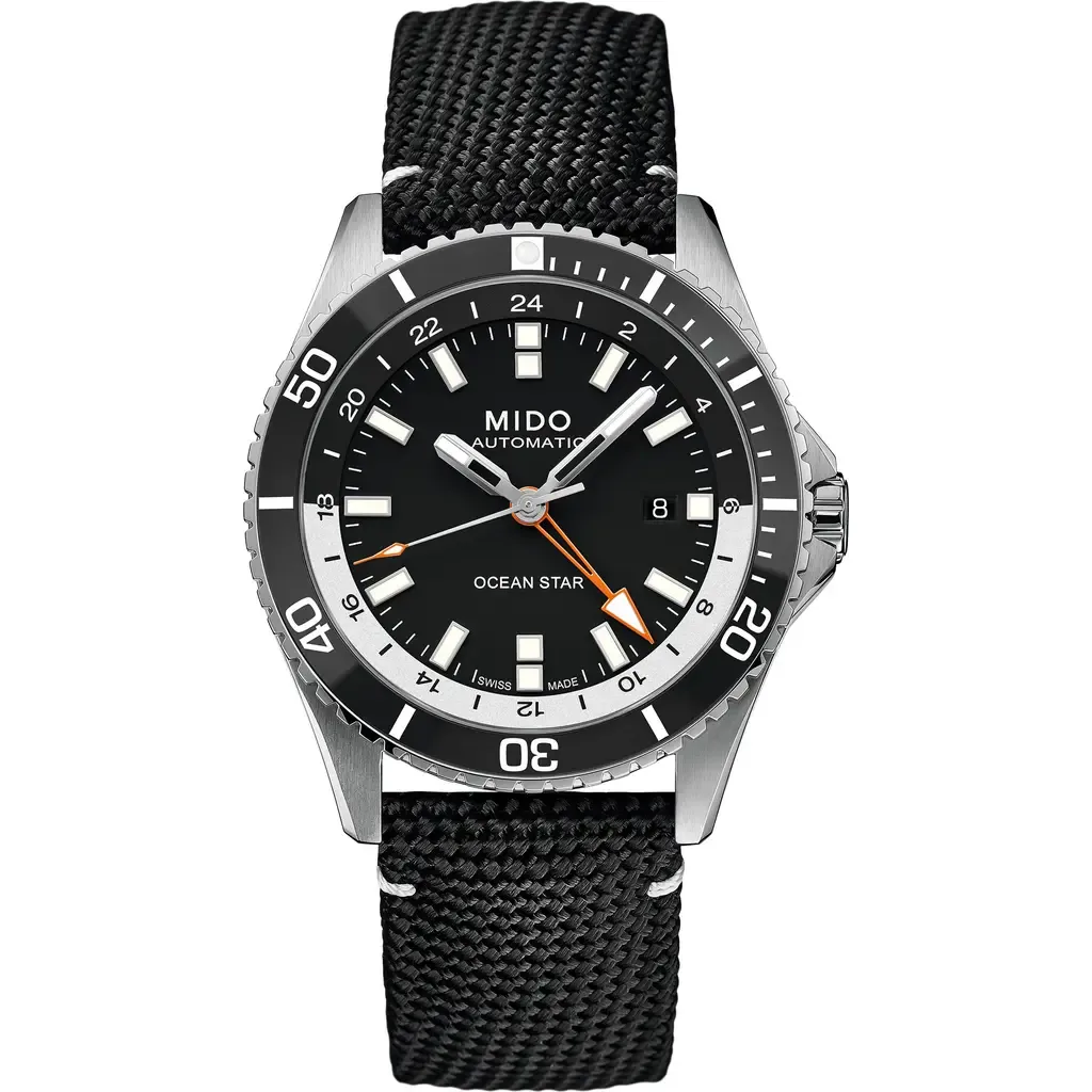 Ocean Star GMT Automatic Webbing Strap Watch, 44mm by MIDO
