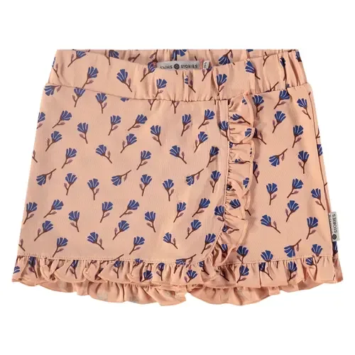 Allover Floral Ruffle Skort by Stains and Stories by Babyface