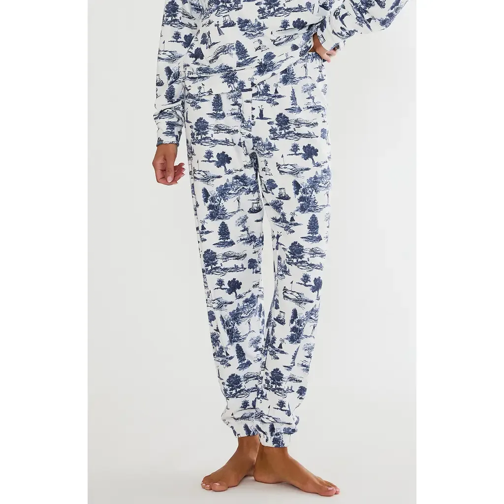 Georgie Print Sweatpants by Beach Riot