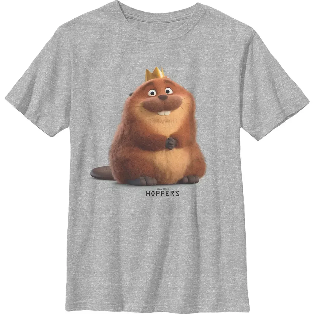 Happy King George Pose Graphic Short Sleeve T-Shirt by Hoppers