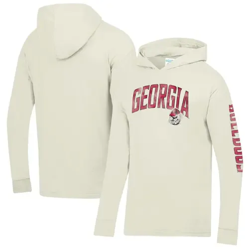 ComfortWash Georgia Bulldogs Long Sleeve Hooded T-Shirt by ComfortWash