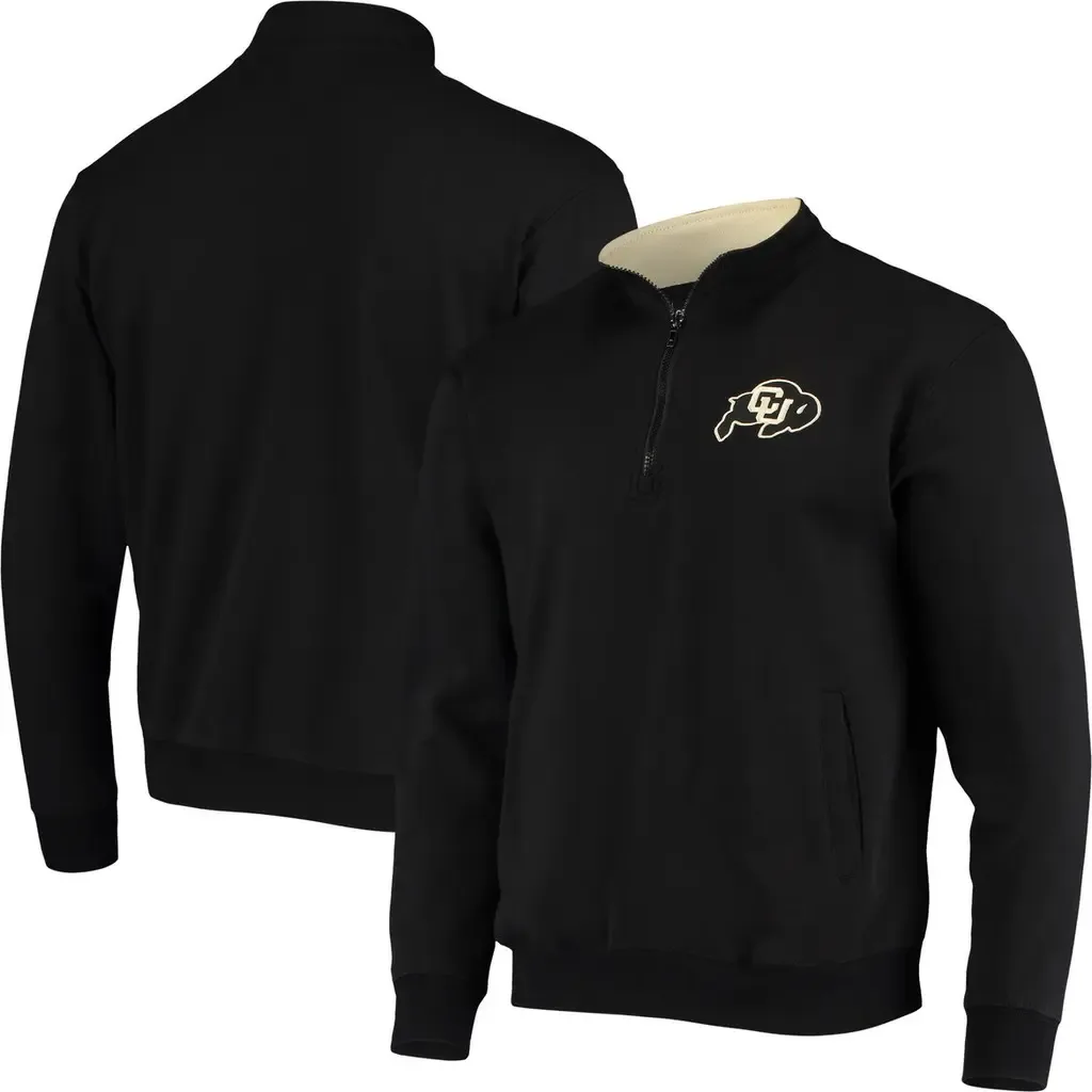 Colosseum Colorado Buffaloes Tortugas Logo Quarter-Zip Jacket by COLOSSEUM