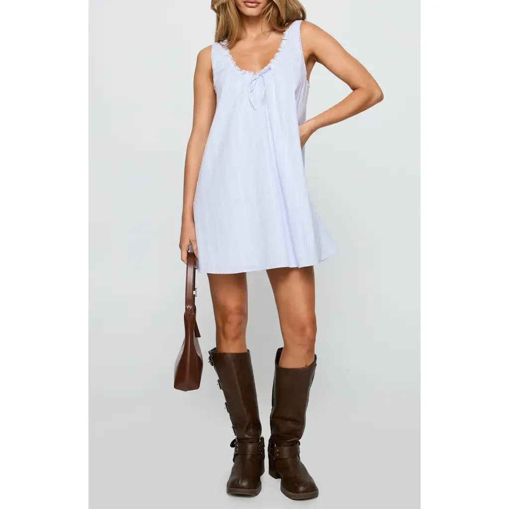 Antiquity Sleeveless Swing Minidress by Princess Polly