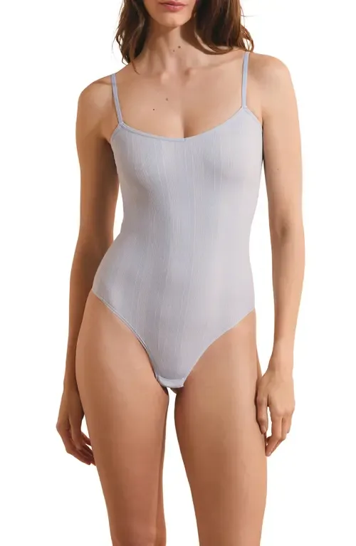 Daily Seamless Ribbed Scoop Neck Bodysuit