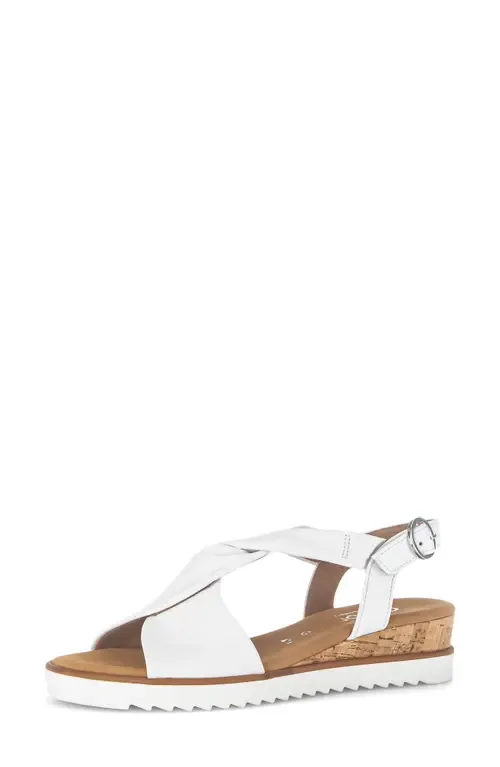 Ankle Strap Wedge Sandal by Gabor
