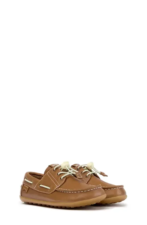 Peu Cami Leather Boat Shoe by Camper