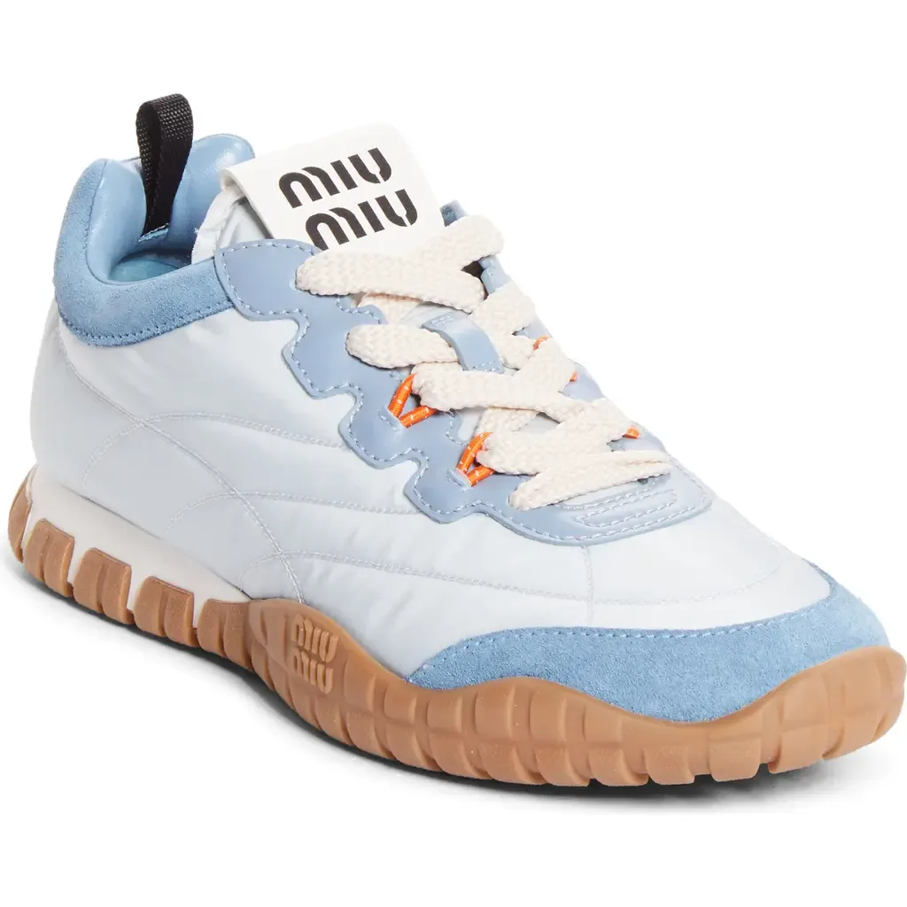 Tyre Quilted Sport Sneaker by Miu Miu