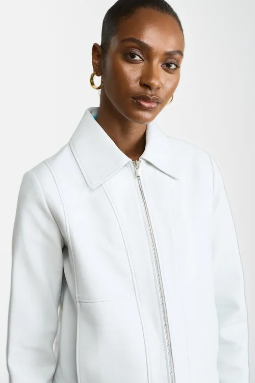 Daisy Leather Jacket by FURNIQ UK