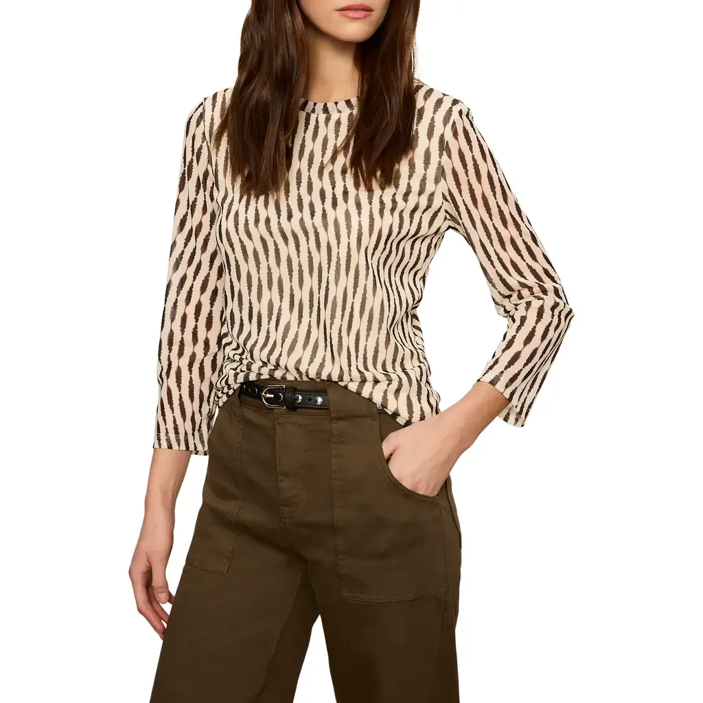 Print Mesh Top by Sanctuary