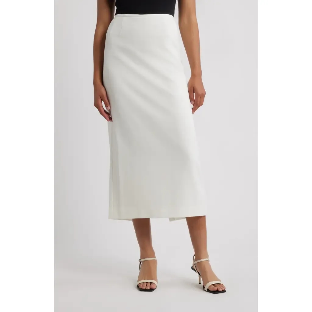 Stretch Midi Skirt by KASPER