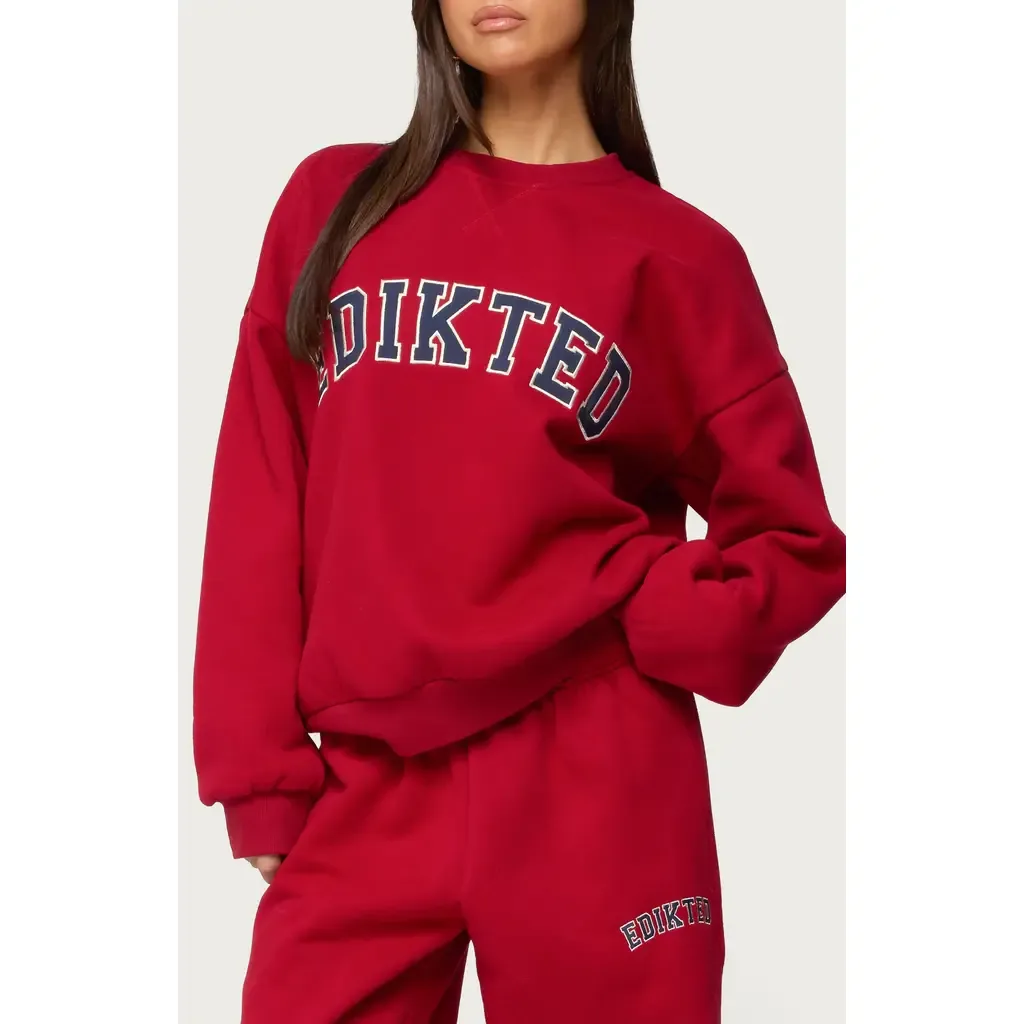 Major Logo Sweatshirt by EDIKTED