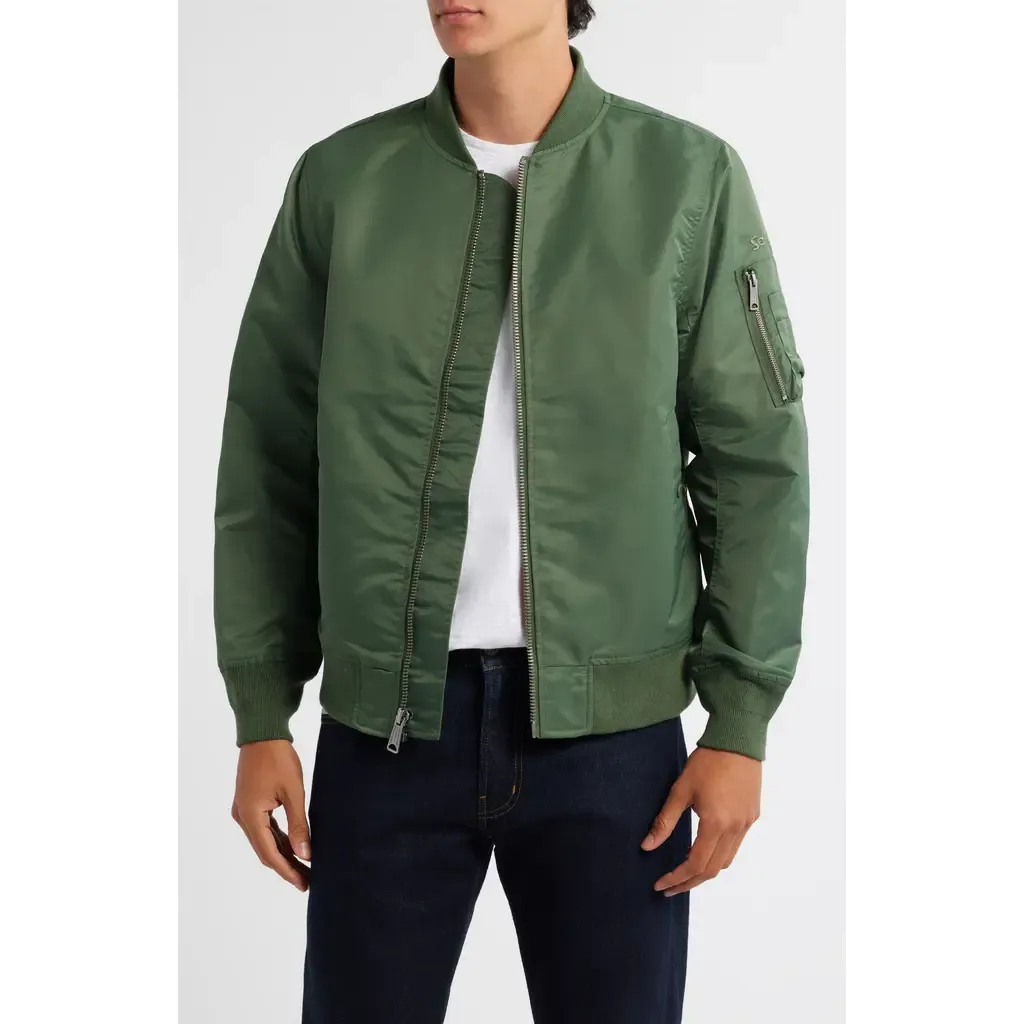 MA-1 Satin Flight Jacket by Schott NYC