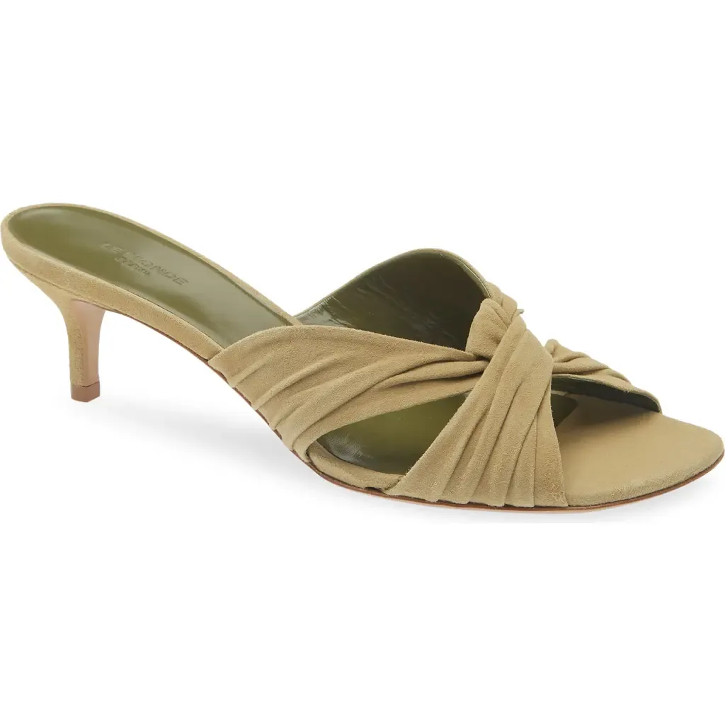 Antonia Kitten Heel Slide Sandal by Le Monde Béryl