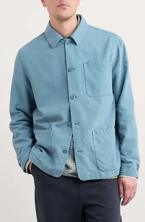Well Wright Organic Cotton & Linen Shirt Jacket by Seasalt Cornwall