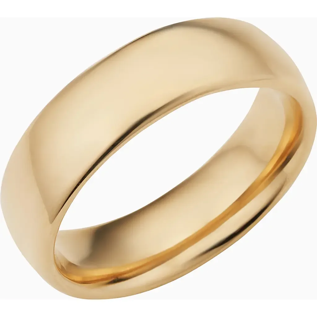 14K Gold Forever Band Statement Ring by Oradina