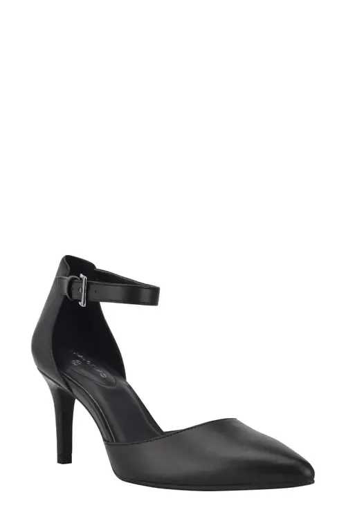 Ginata Pointed Toe Ankle Strap Pump