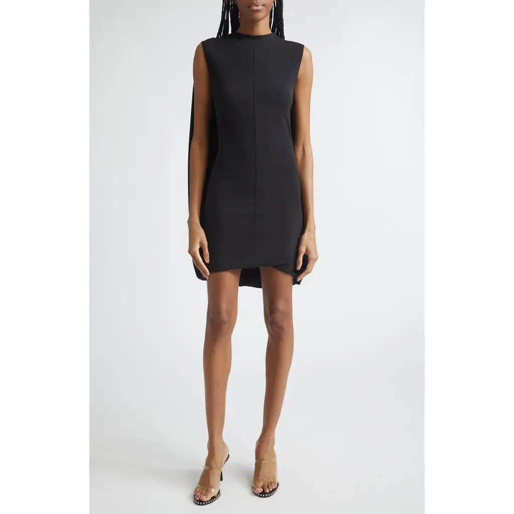 Drape Back Minidress