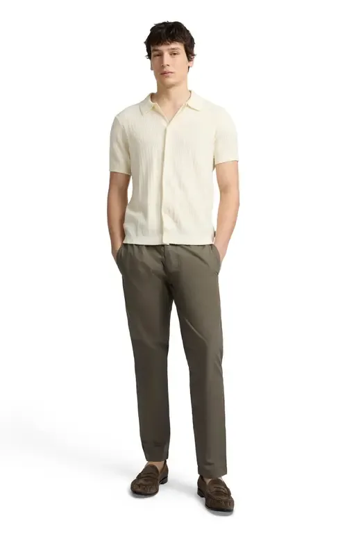 Boucle Rib Button Up Shirt by Onia