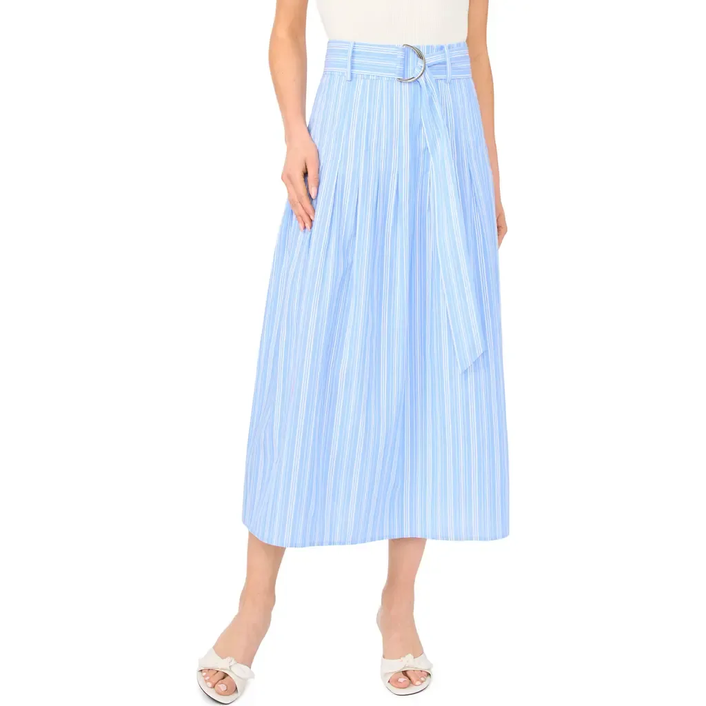 Carrie Stripe Midi Skirt