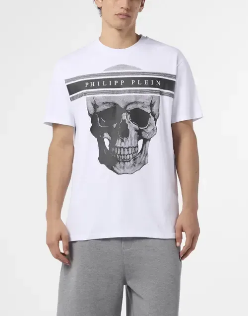 Round Neck T-Shirt Skull Logo Line by PHILIPP PLEIN