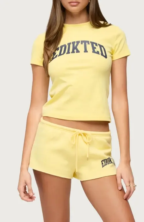 Sporty Babe Logo T-Shirt by EDIKTED
