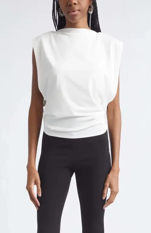 Le Moisson Draped Paper Jersey Apron Top by Jacquemus