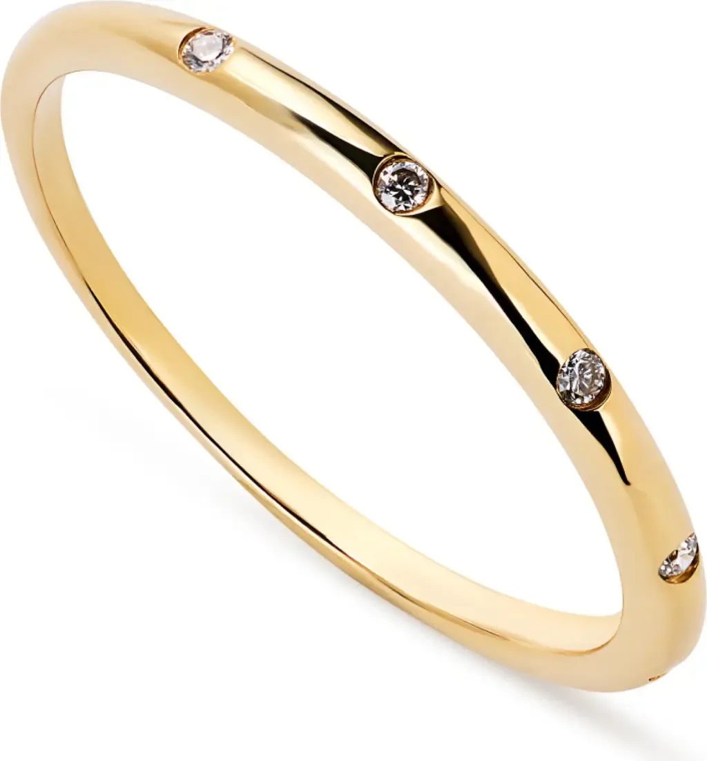 Band Ring - Diamond Station Ring by Ana Luisa