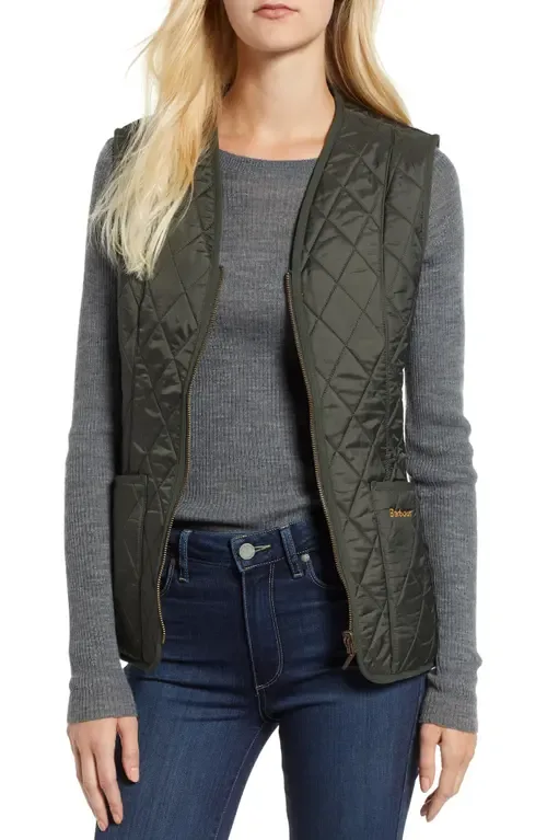 Betty Quilted Fleece Lined Vest by Barbour