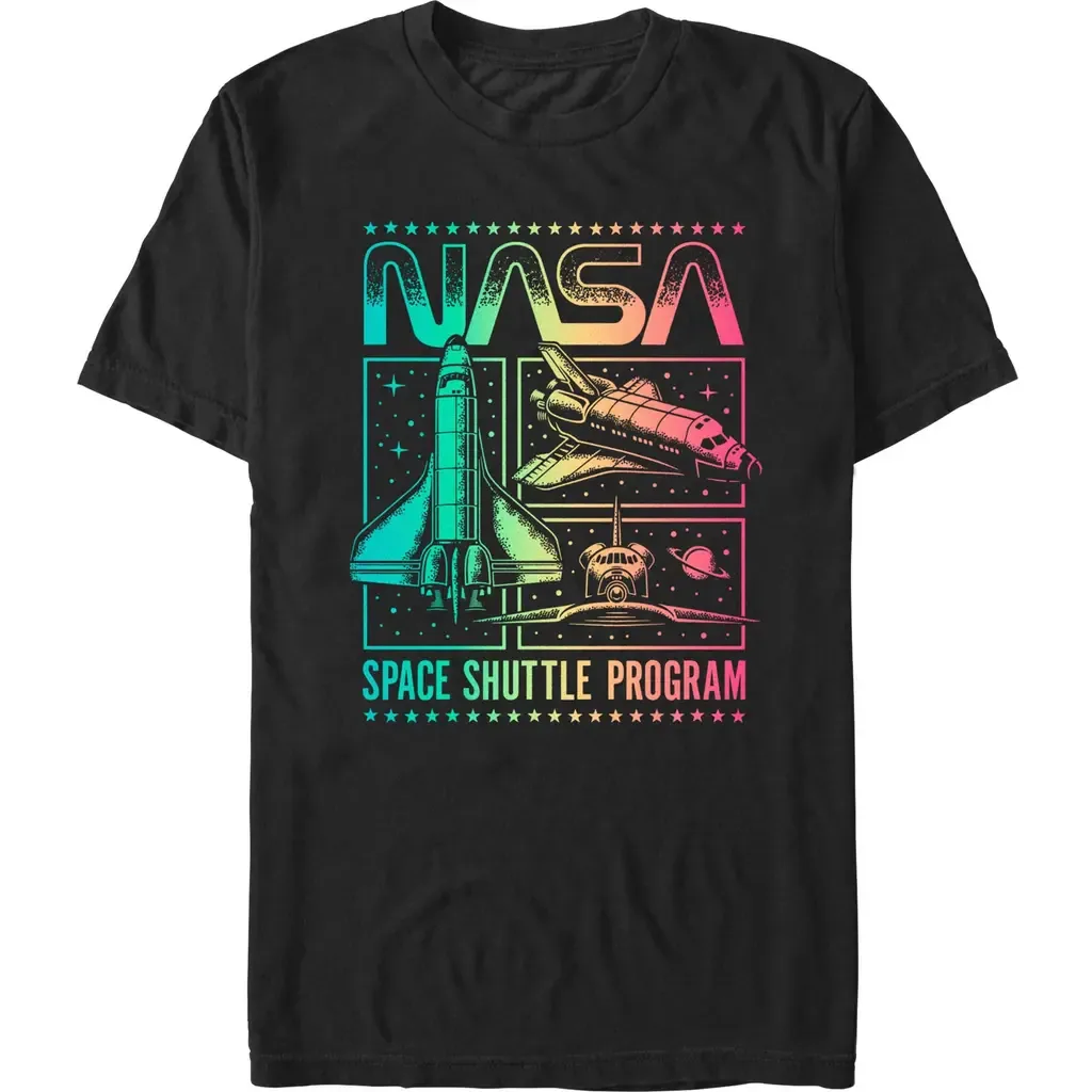 Space Shuttle Program Short Sleeve Graphic T-Shirt by NASA