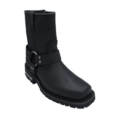7" Side Zipper Harness Boots by AdTec