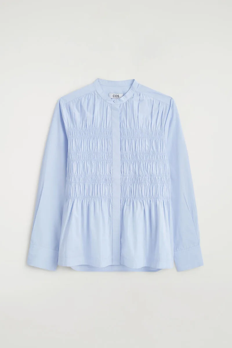 Ruched Cotton Blouse by COS