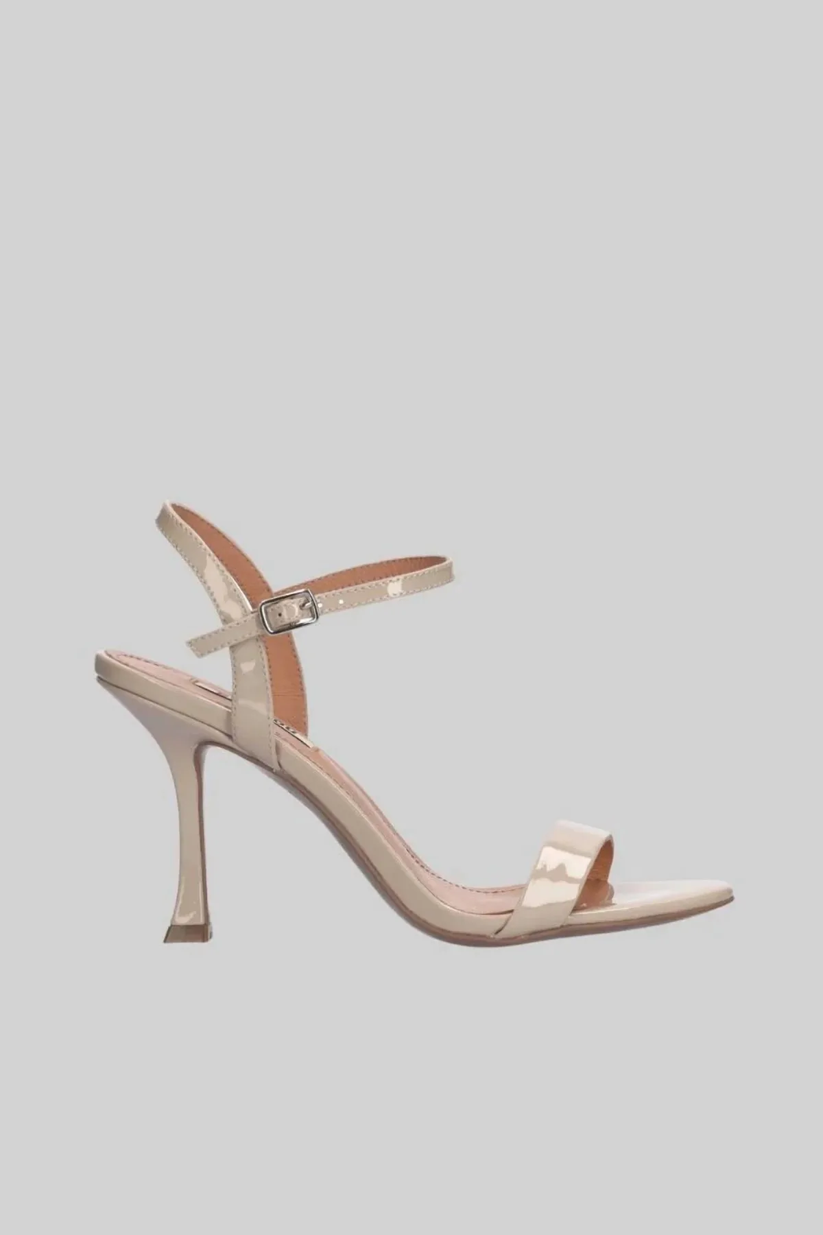 Lotus 85 Heels in Nude by Bibi Lou