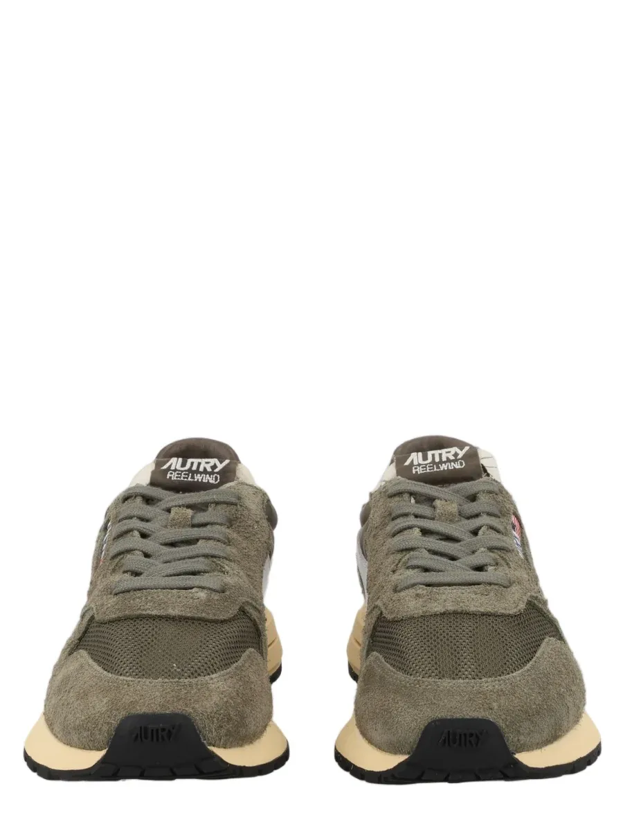 Reelwind Low Suede Leather Nylon Sneakers by Autry
