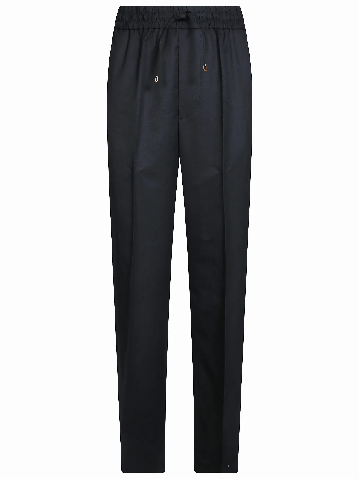 Elastic Waist Tailored Straight-Leg Pants by DRÔLE DE MONSIEUR