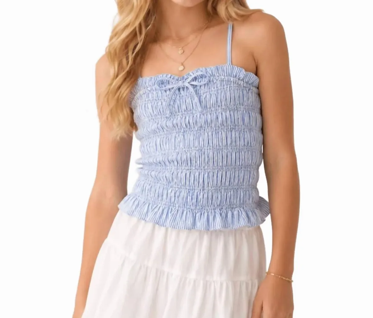 Alma Gathered Cami Top by KatieJnyc