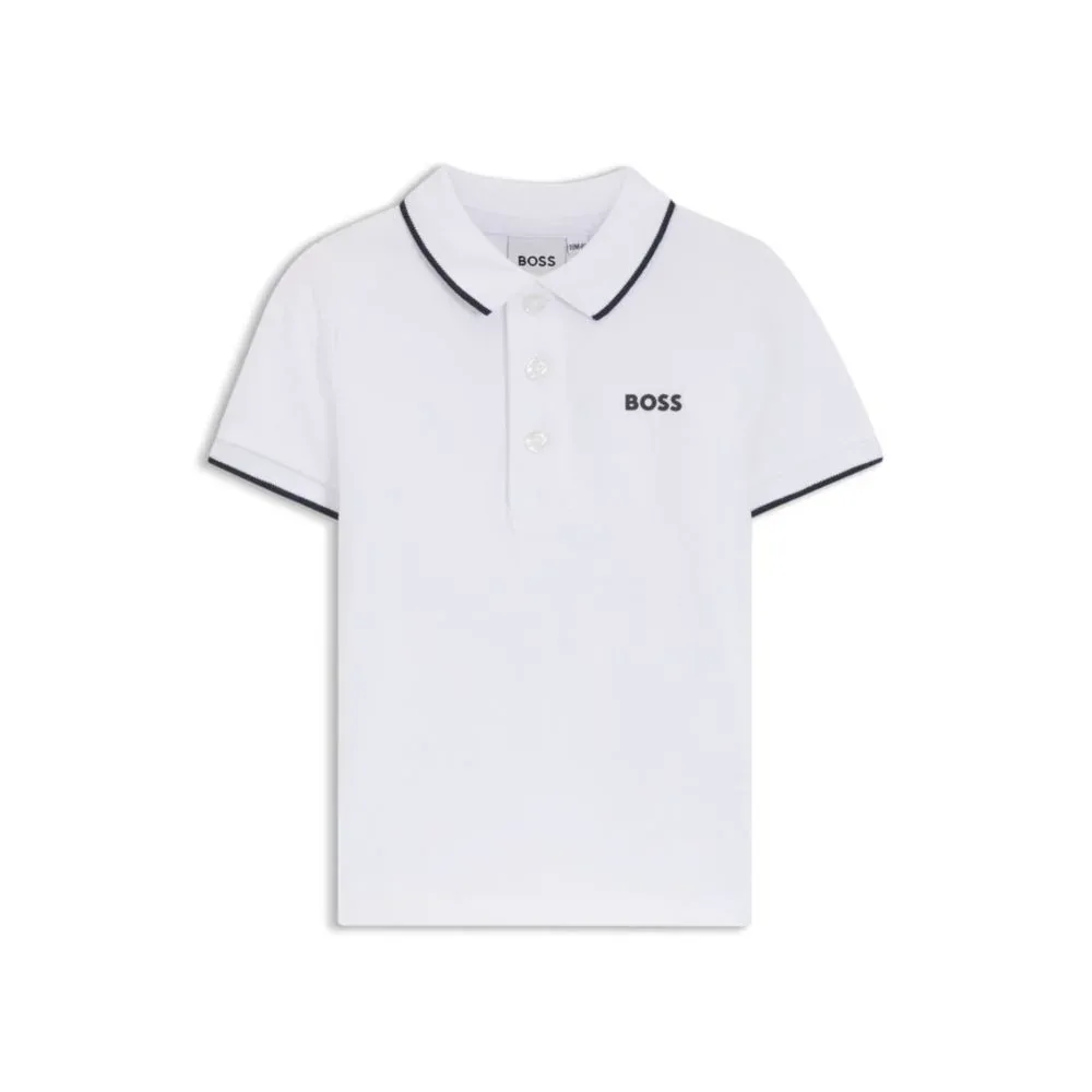 Cotton Polo Shirt by BOSS