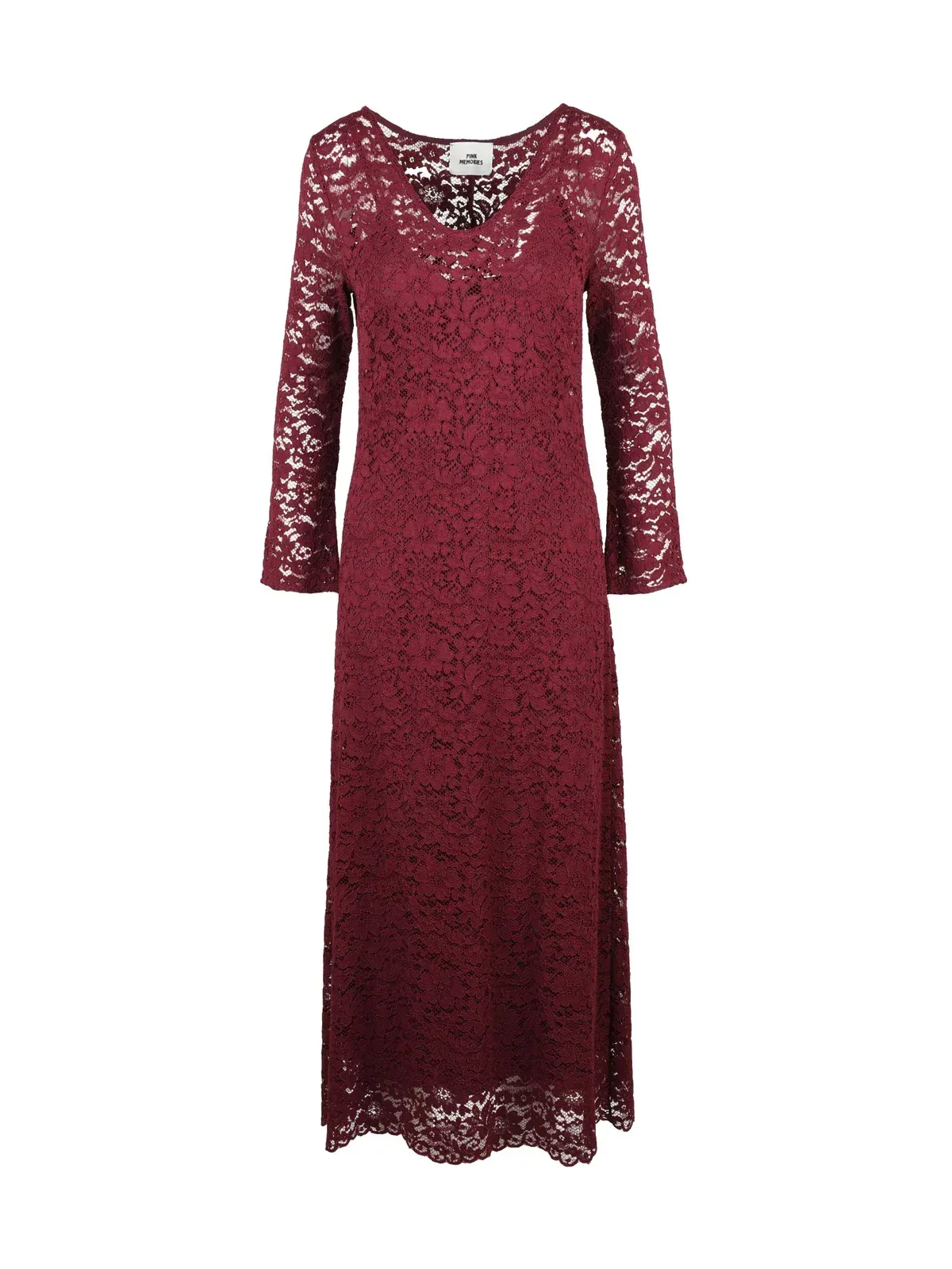 Viscose-Blend Lace Tunic Dress by PINK MEMORIES