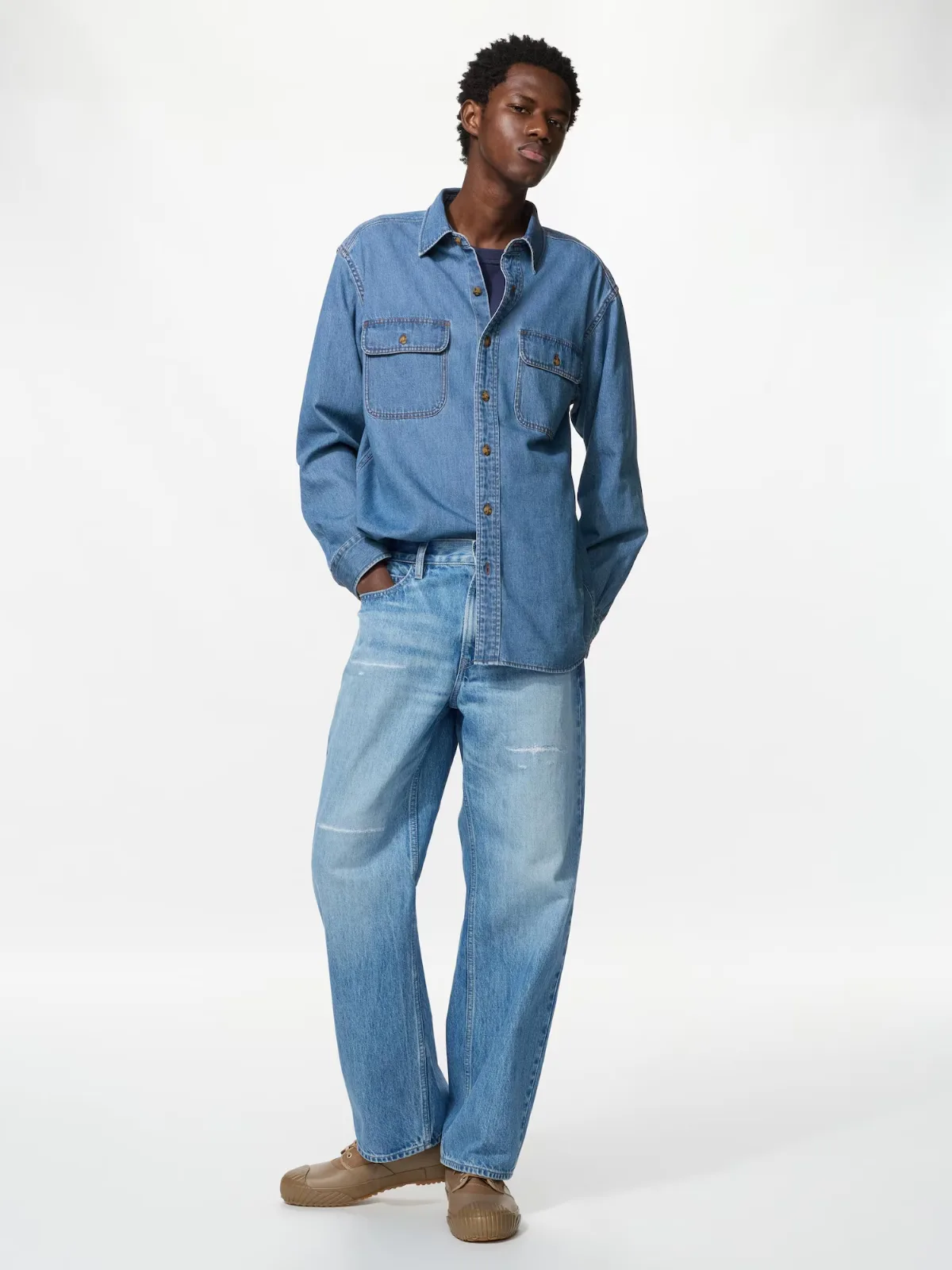 Straight Jeans Distressed by UNIQLO