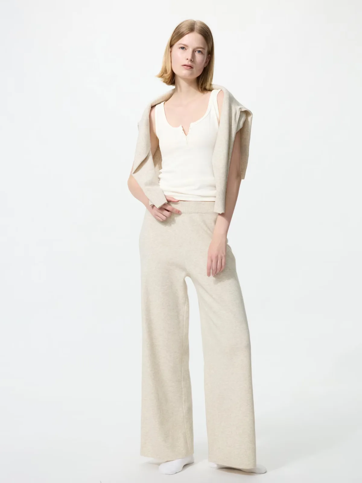 Washable Knit Pants Smooth Tall