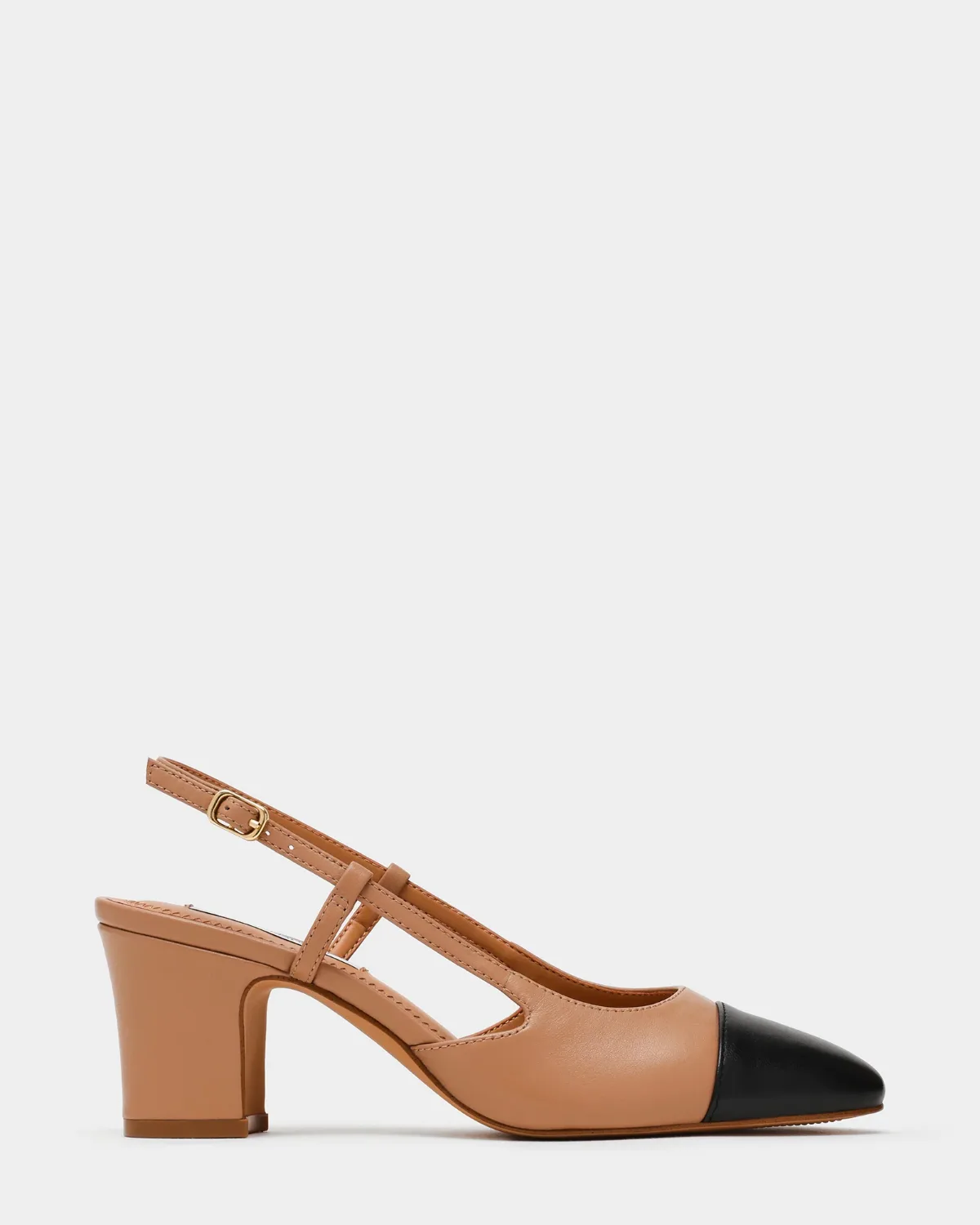 Azari Leather Block Heels by Steve Madden