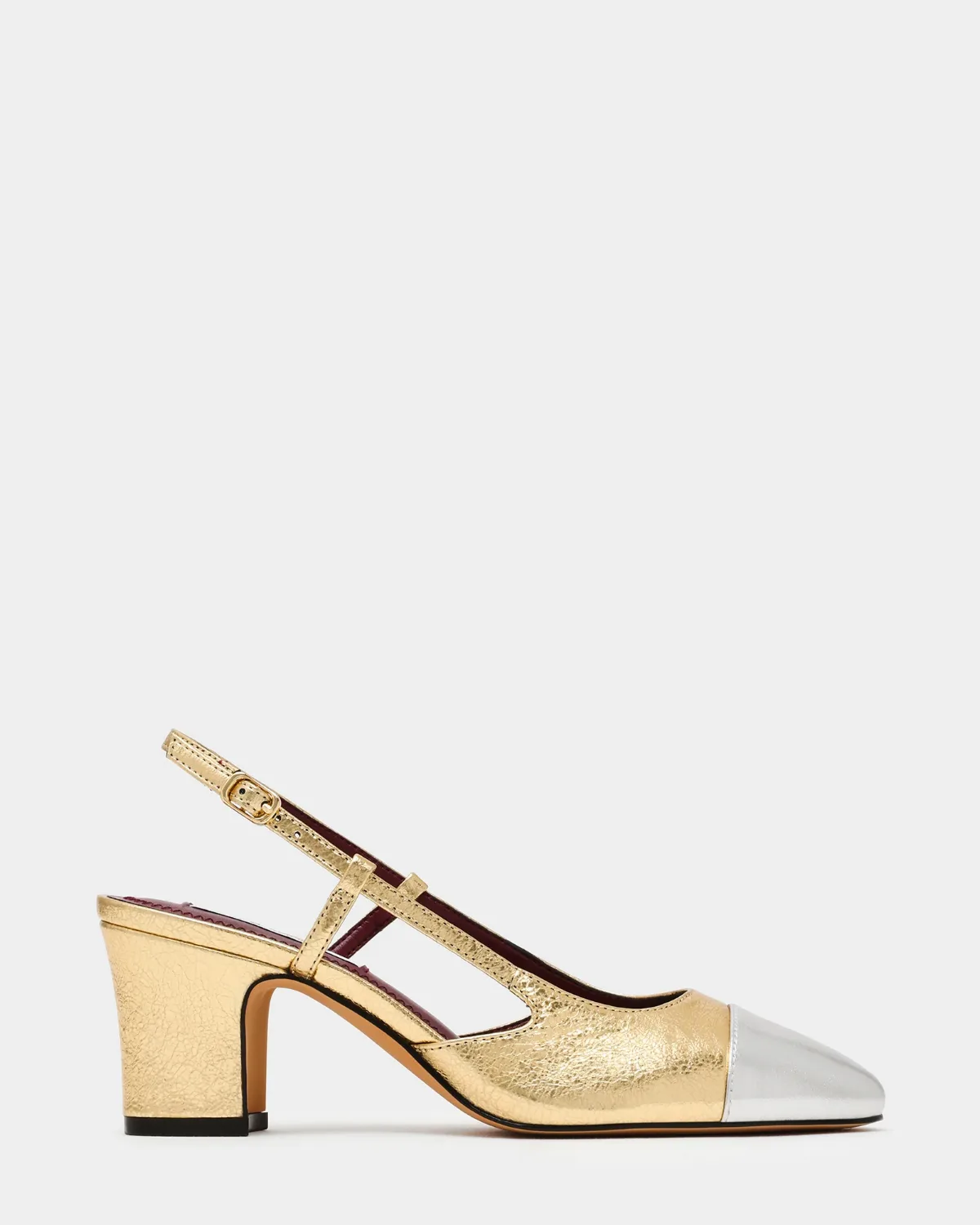 Azari Leather Block Heels