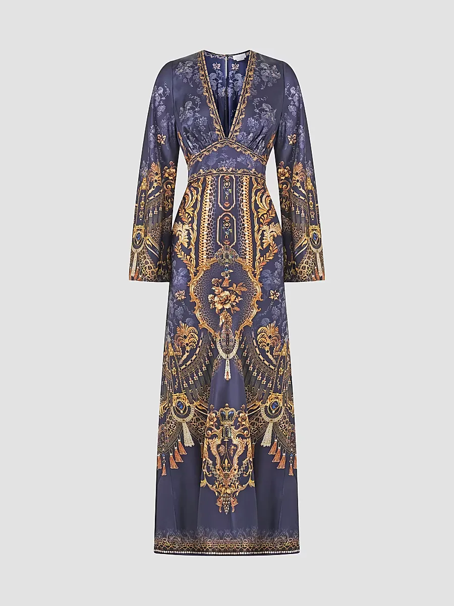 Printed Column Maxi Dress by Camilla