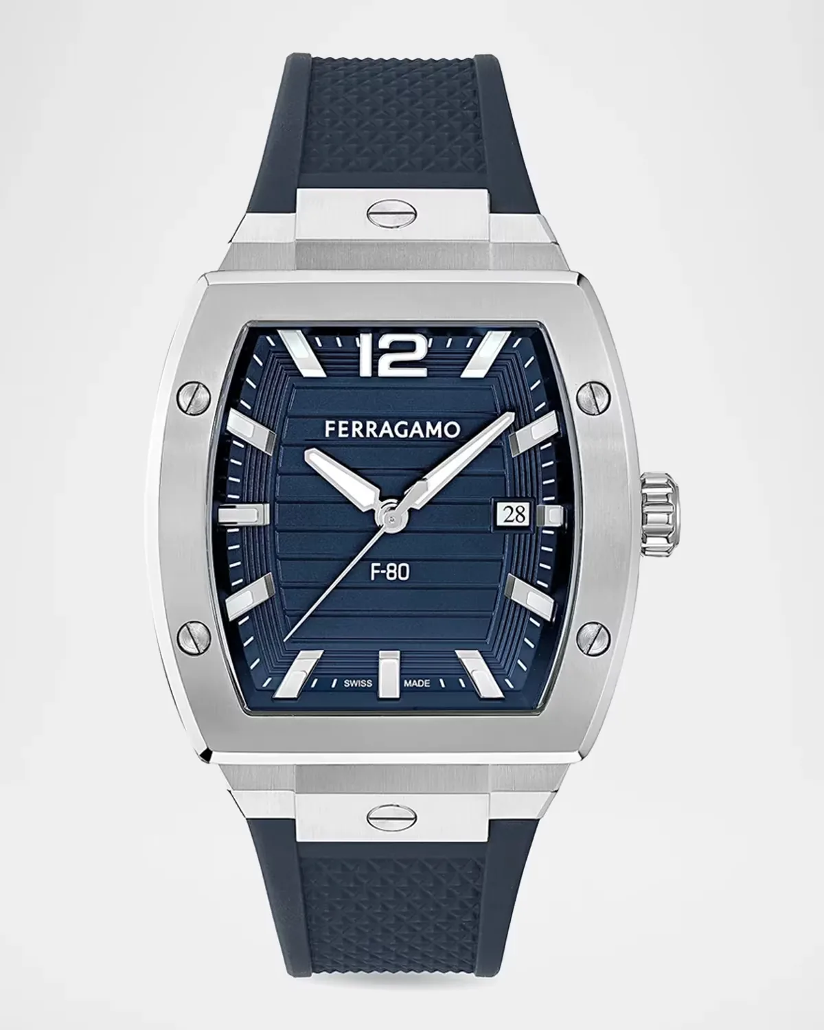 F-80 Tonneau Stainless Steel Watch 42MM by FERRAGAMO