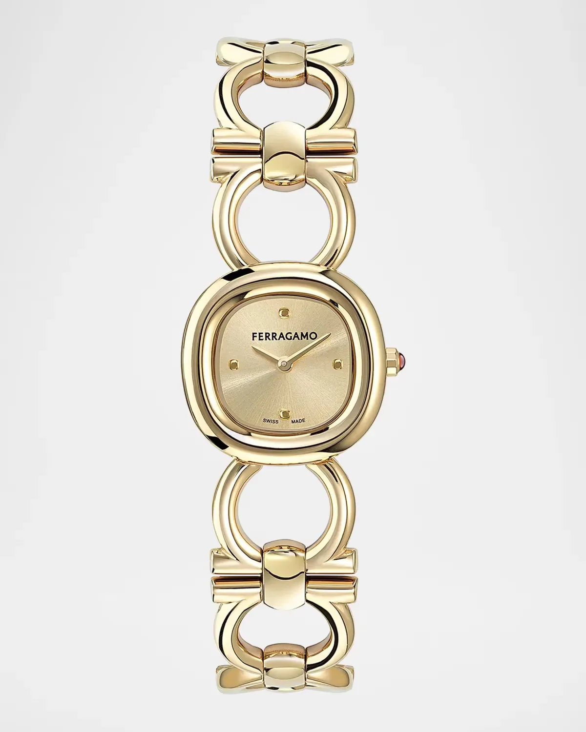 Double Gancini Stainless Steel Bracelet Watch 25MM by FERRAGAMO