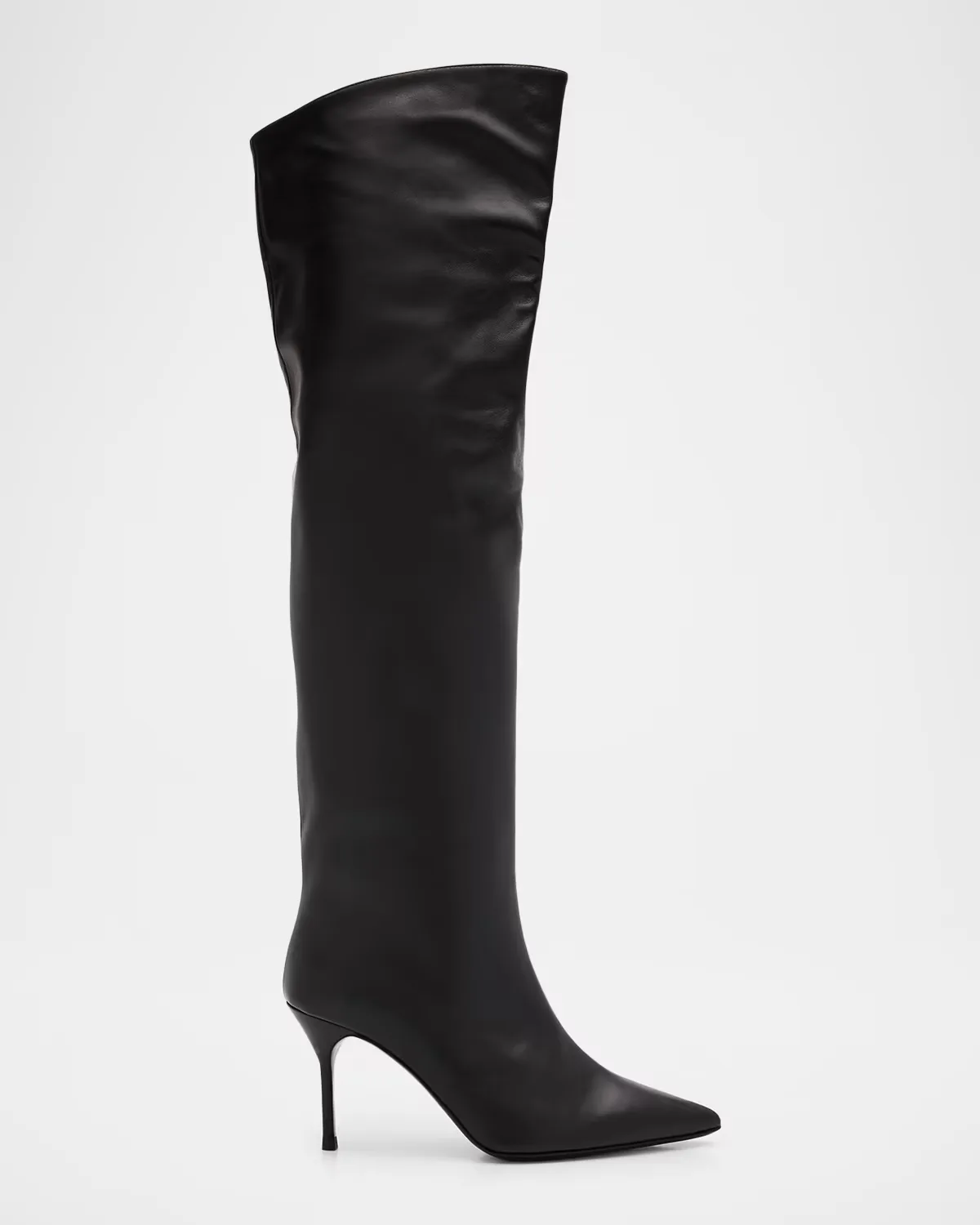 Sebastian Leather Over-The-Knee Boots by STAUD