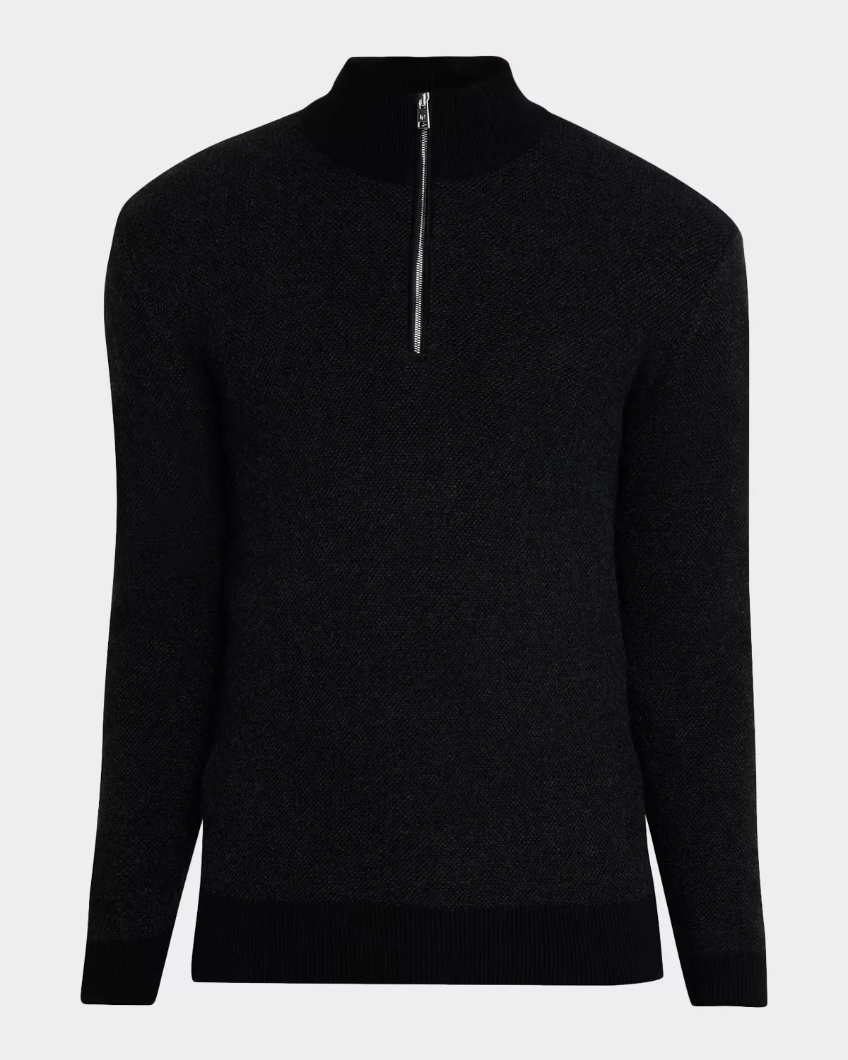 Birdseye Cashmere Quarter-Zip Sweater by Ralph Lauren Purple Label