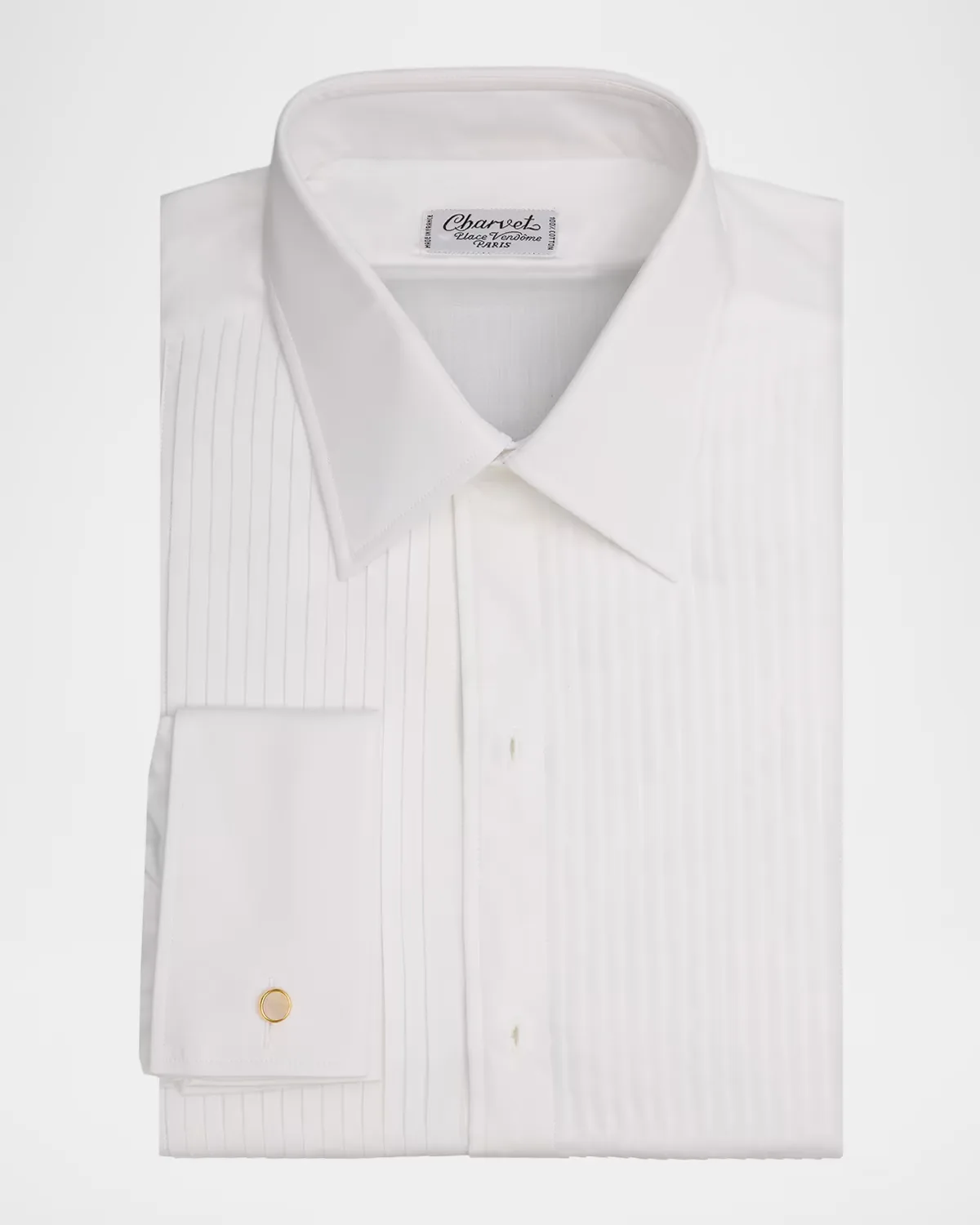Formal Shirt with Pleated Bib by Charvet