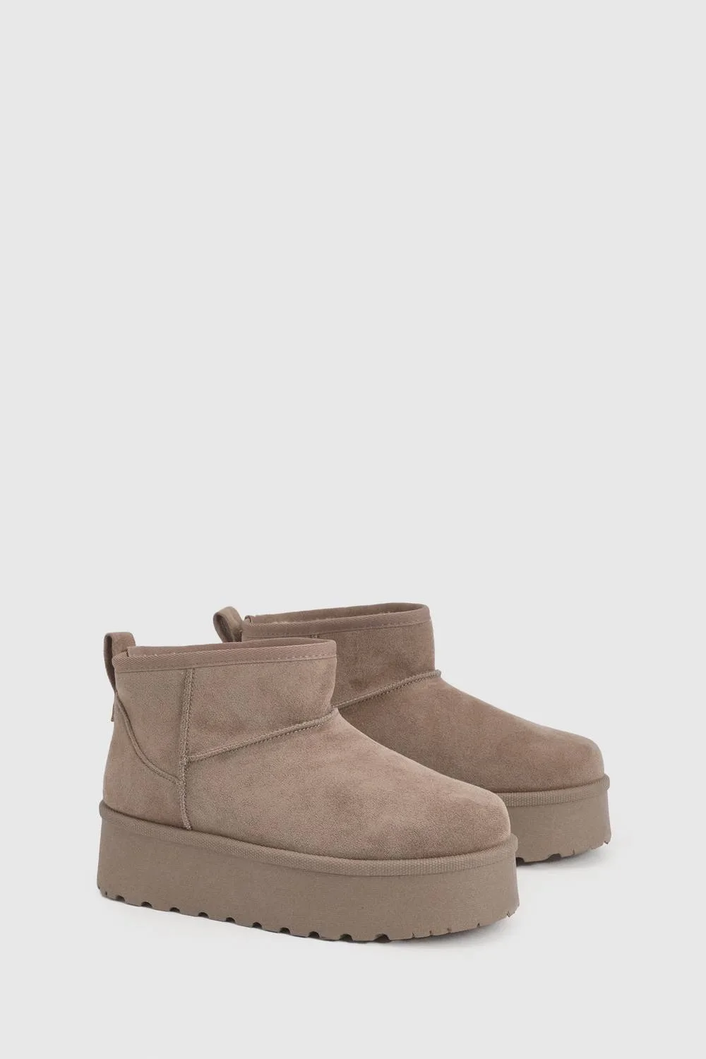 Platform Ultra Mini Cosy Boots by boohoo